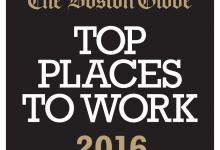 The Boston Globe Top Places to Work 2016 logo