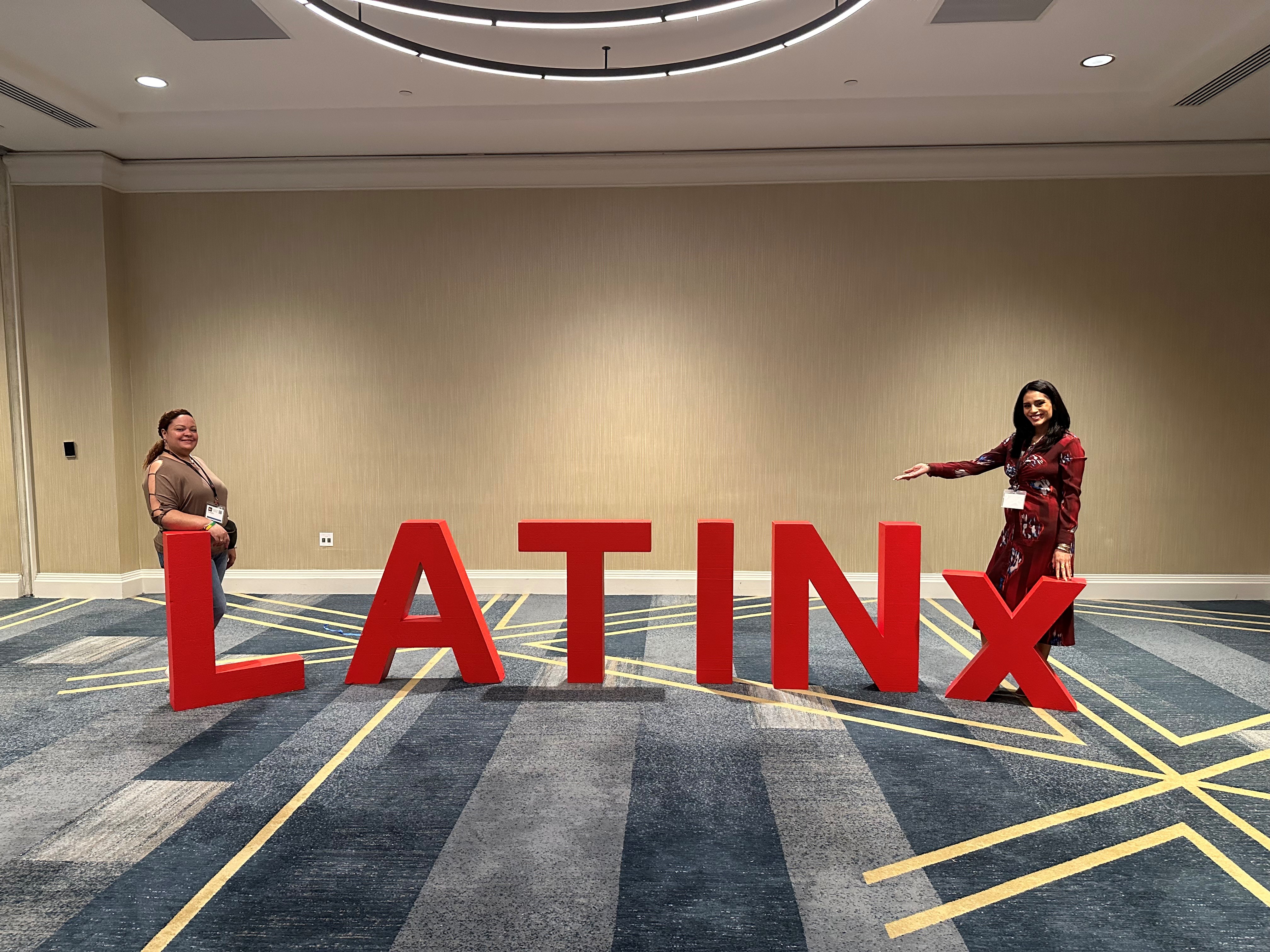 Staff attending the 2023 National Latinx Conference on HIV/HCV/SUD in New Orleans, LA