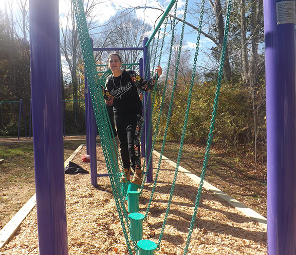 Anchor Academy Student on playground