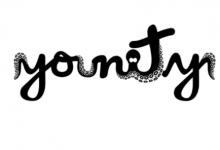 Younity is written in black script