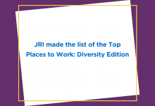 JRI was name one of the top ten places to Work in Massachusetts in terms of diversity and inclusion