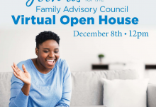 Join us for the Family Advisory Council Open House December 8th at 12pm