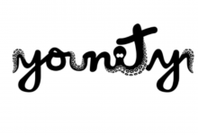 Younity is written in black script