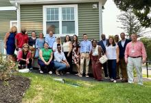 Group of JRI employees, Secretary Tutwiler and Commissioner Kershaw and staff