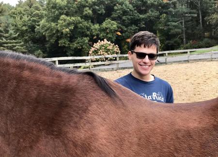 boy with horse