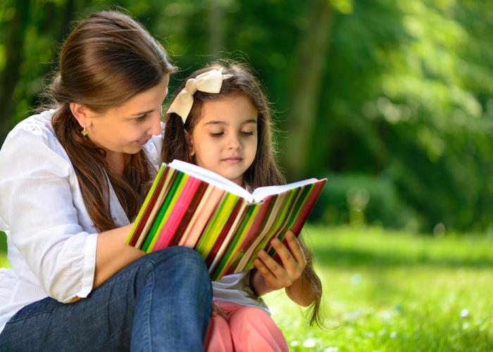 Parent reading to child