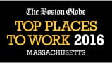 Boston Globe Top Places to Work 2016 Massachusetts logo