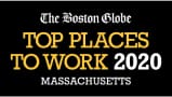 Boston Globe Top Places to Work 2020 Massachusetts logo