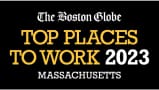 Boston Globe Top Places to Work 2023 Massachusetts logo