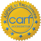 CARF accreditation badge