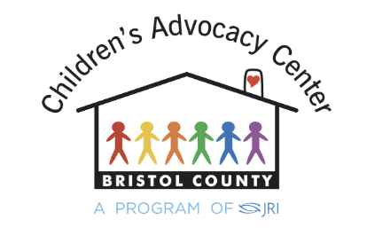 Logo of Children's Advocacy Center with six colorful human figures under a house roof.