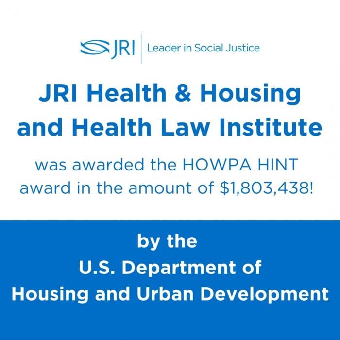 Text-based image showing an award from U.S. Department of Housing and Urban Development.